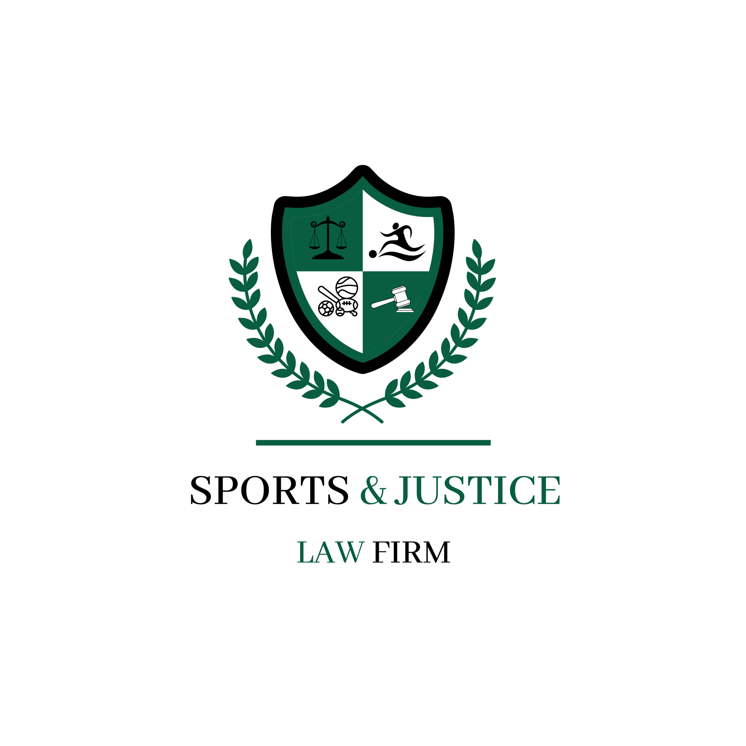 letterhead sports&justice.,